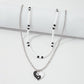 N8694 Jewelry Alloy Elegant Personality Heart Necklace Bohemian Fashion Simple Necklace