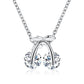 Ins sweet zircon cherry necklace fashion small fresh pendant clavicle chain short sweater chain