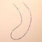 Jewelry multi-functional color rice bead glasses holder ladies face mask dual-use chain