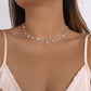 N1354 modern fashion necklace female rhinestone claw chain niche necklace light luxury short choker necklace