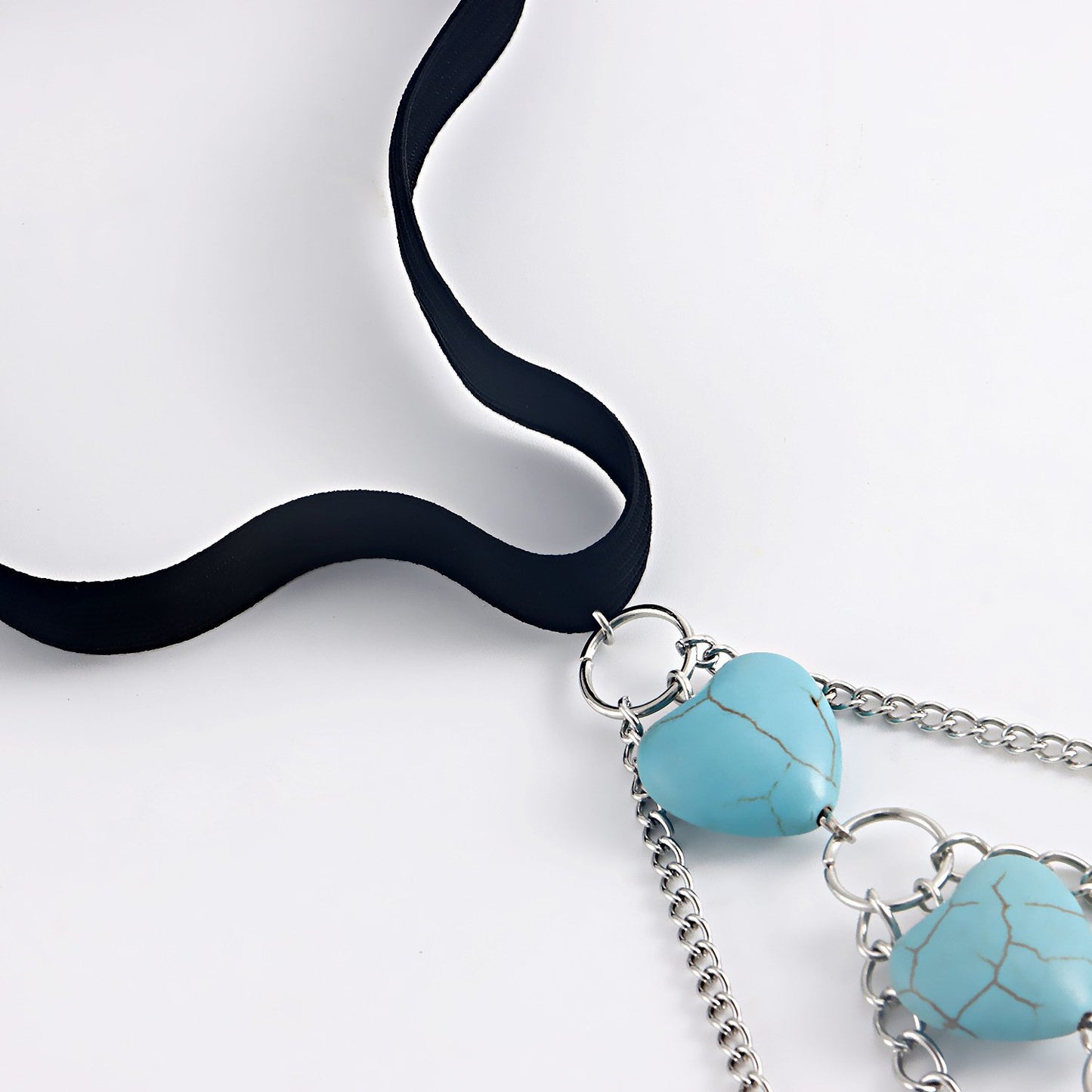 Jewelry ins love turquoise elastic thigh chain accessories female legchain beach leg ring