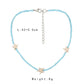 Bohemian Beach Beaded Necklace Simple Personality Versatile Starfish Beads Short Female Clavicle