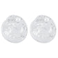 E11188 exaggerated retro heavy industry earrings ZA glossy geometric round niche metal texture earrings women