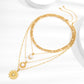 Jewelry Temperament Retro Pearl Sunflower Pendant Necklace Versatile Metal Chain Clavicle Necklace
