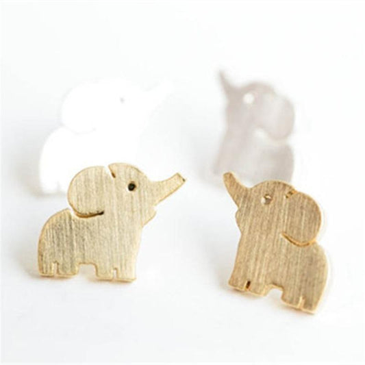 Popular Jewelry Simple Fashion Personality Elephant Small Animal Stud Earrings