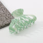 F4348 Elegant Lazy Fashion Clip Contrast Color Texture Geometric Pop Street Shoot Lady Shark Hair Clip