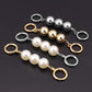 Pearl Extender Chain Messenger Bag Shoulder Strap Bead Chain Hand Strap Extended Bag Strap Modified Bag Chain Accessories Bag Chain