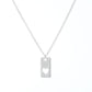 Jewelry Hollow Heart Shaped Geometric Cuboid Necklace Female Pendant Necklace Clavicle Chain