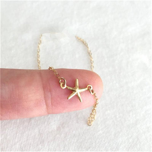 Small Fresh Sea Star Women's Bracelet Simple Sea Star Bracelet