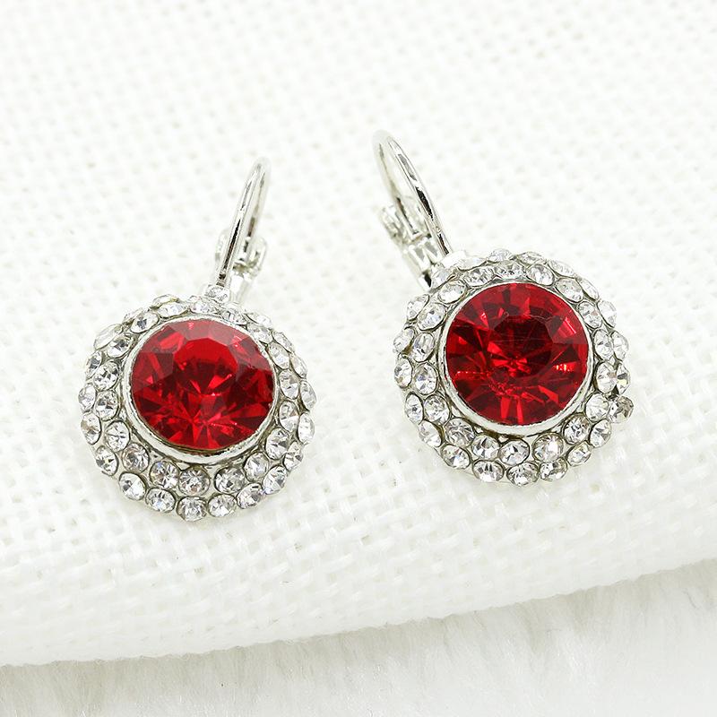 Jewelry Classic Moon River Earrings Diamond Round Versatile Earrings