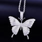 Personalized Fashion Jewelry Hip Hop Flying Butterfly Pendant Copper Micro-inlaid Trend Jewelry