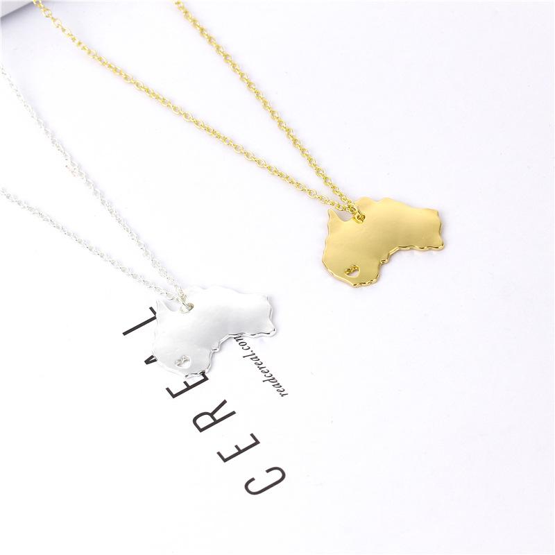 Australia Map Australia Necklace Map Necklace