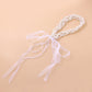 Jewelry Net Red Pearl Headband Fairy Mori Simple Hair Band Simple Cute Versatile Ribbon