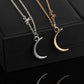 Fashion Simple Star Moon Necklace Personality Crescent Clavicle Chain Jewelry