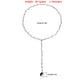 Jewelry trendy brand long hip-hop prickly thorn chain yin-yang gossip necklace female ins niche design