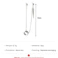 Frosty chain ear clip single long tassel pointed cone earrings earrings street punk earrings
