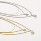 N1192 Hip Hop Multi-Layered Necklace Women's Love Palm Micro-inlaid Metal Personality Sweet Necklace