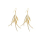 Fashion Indian Check Willow Leaf Tassel Earrings Metal Earrings For Women