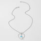 N966 Simple Geometric Fashion Necklace Love Resin Small Mushroom Pendant Necklace Age Reducing Sweet Necklace
