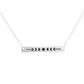 Trendy Charm Moon Phase Necklace Moon Eclipse Pendant Clavicle Chain Cross Bar Necklace