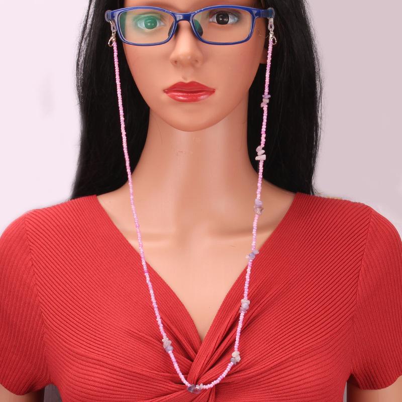 Fashion bead glasses chain hanging neck mask rope simple personality bracelet anti-lost multi-purpose