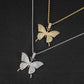 Personalized Fashion Jewelry Hip Hop Flying Butterfly Pendant Copper Micro-inlaid Trend Jewelry
