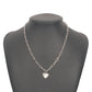 N853 Popular Jewelry Cold Simple Pendant Necklace Women's Geometric Love Elegant Clavicle Chain