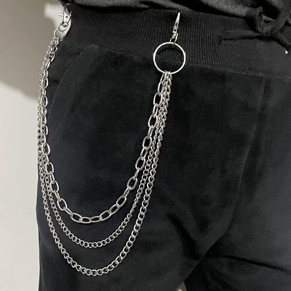 Step In Jewelry Personality Metal Hip Hop Pants Chain Fashion Retro Waist Chain Punk Body Chain