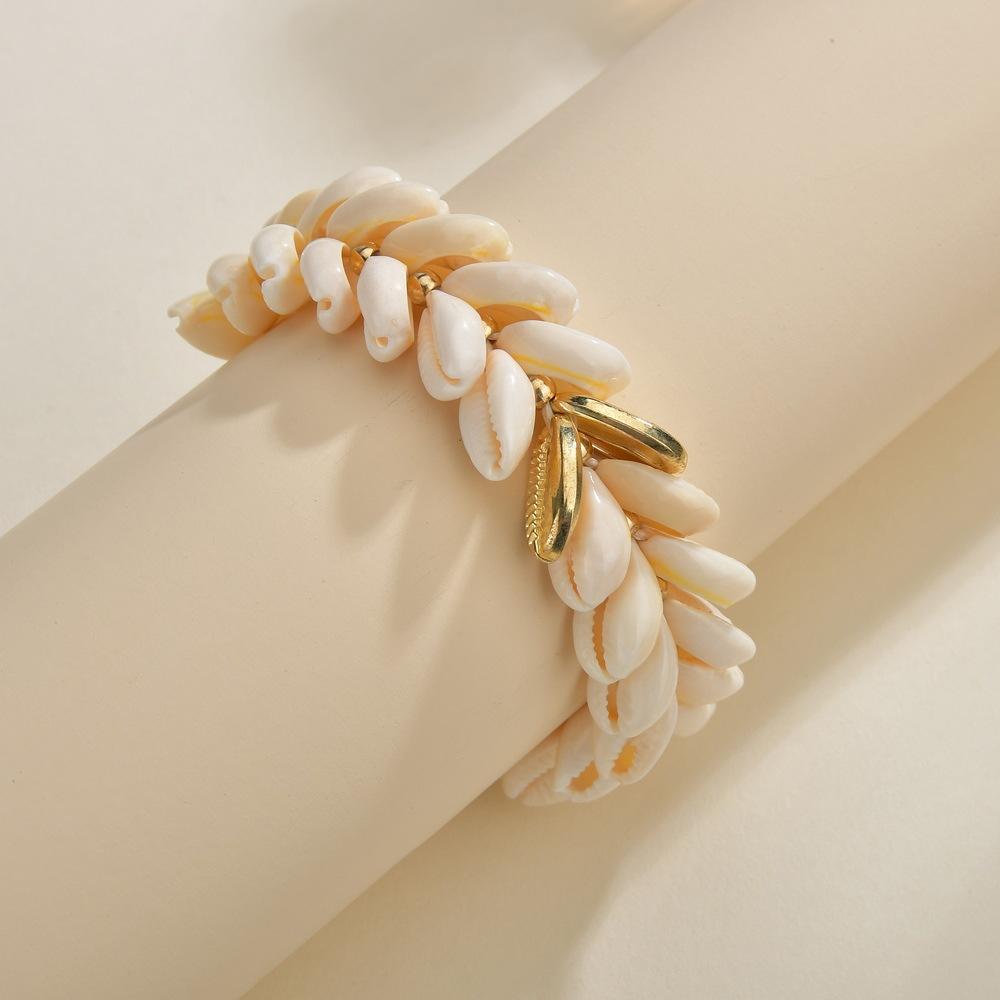 Boho Shell Bracelet Fashion Braided Anklet Accessory