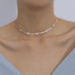 Jewelry Simple Flat Chain Necklace Clavicle Chain Temperament Diamond Butterfly Necklace Choker