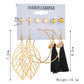 Accessories Pop Leaf Cross Stud Earrings Set Bohemia Tassel Earrings Women