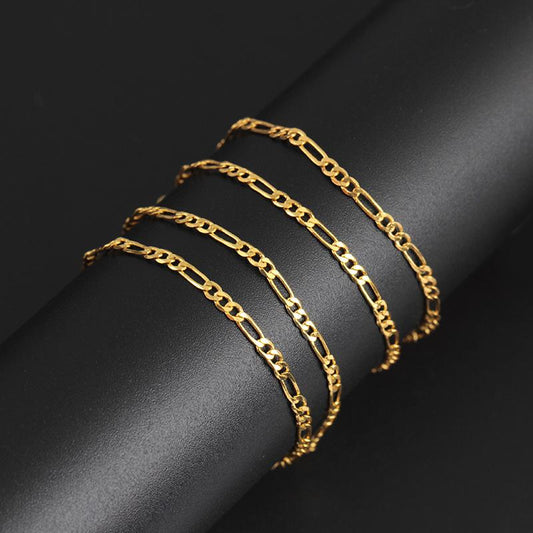 Jewelry Fashion 18K Necklace Personality NK Chain Necklace Copper Chain Best Selling Jewelry