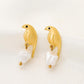 Ins bird earrings female fashion temperament niche design special-shaped pearl earrings creative animal earrings