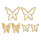 Accessories Fashion 3 Sizes Butterfly Stud Earrings Ins Multi-Piece Set Earrings Jewelry