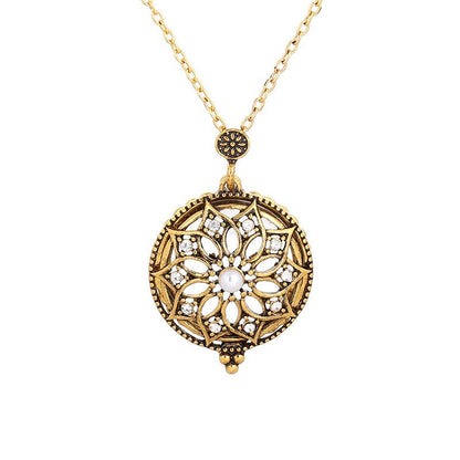 Fashion personality magnifying glass necklace creative retro animal pendant jewelry