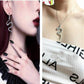 Personality Retro Spirit Snake Alloy Necklace Exaggerated Earrings Necklace Couple Punk