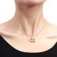 Jewelry simple single-layer geometric 8-character pendant clavicle chain necklace women's sweater necklace high-end sense
