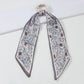 F3988 Ethnic girl hair ring imitation pearl broken flower streamer hair ring spring and summer series net red hair rope