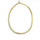 ins simple all-match jewelry titanium steel furnace vacuum plating 18k stacked blade chain necklace female