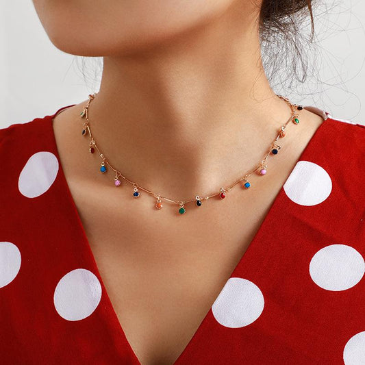 Jewelry Fashion Beautiful Clavicle Chain Star Little Red Book Recommended Diamond Chain Butterfly Choker Necklace
