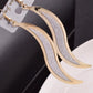 Fashion ear jewelry frosted willow leaf earrings creative alloy leaf earrings earrings