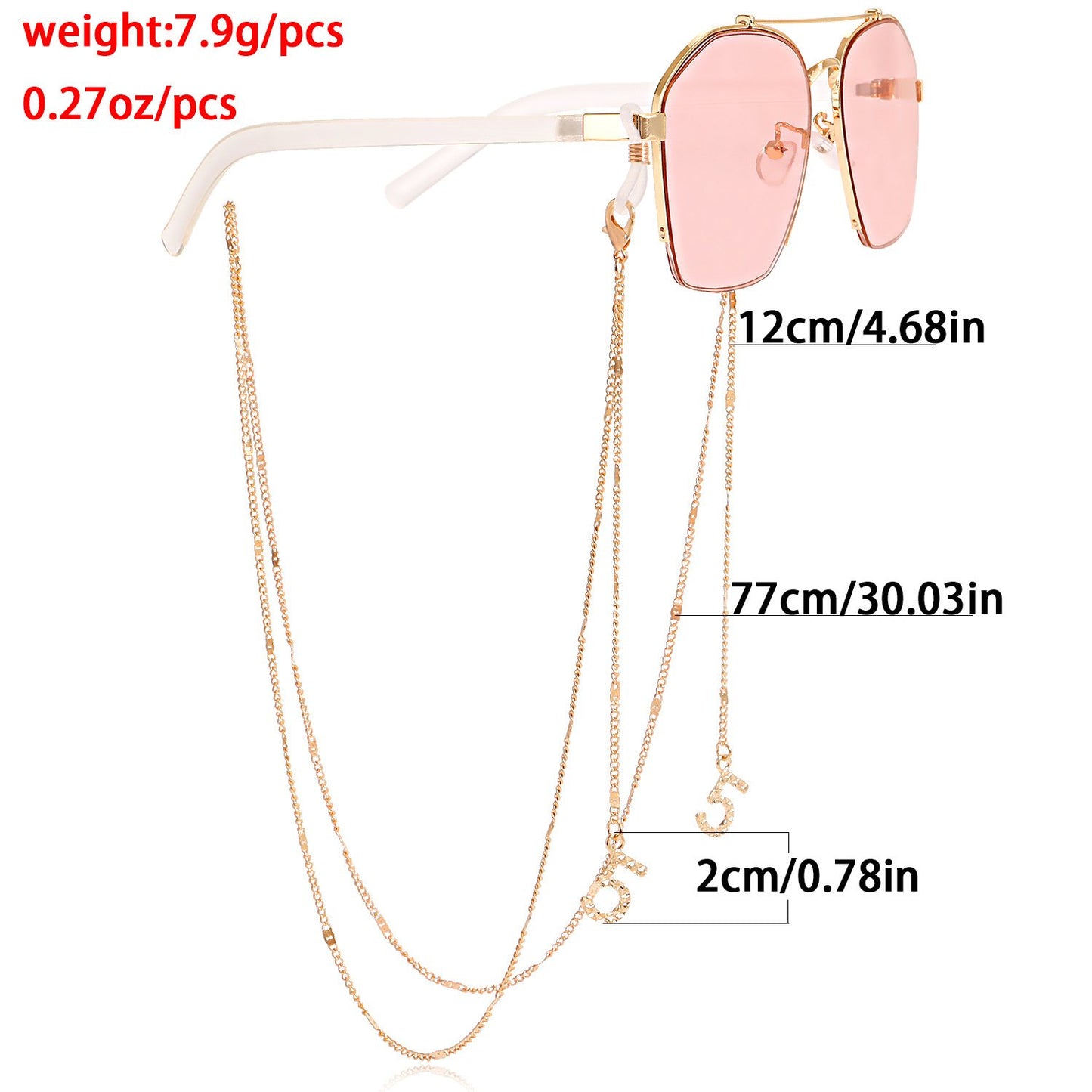 Necklace Mask Chain Glasses Chain Glasses Chain Mask Chain Glasses Metal Chain