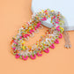 Jewelry Bohemian colored rice beads snake-shaped S-curved necklace ins niche fairy necklace