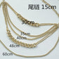 Jewelry simple punk hip-hop mix-and-match item female exaggerated thick chain multi-layer tassel necklace