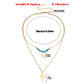 Jewelry Temperament Double-layer Light Luxury Clavicle Chain Necklace Fashion Simple Niche Design Sense Necklace