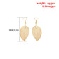 Jewelry Fashion Simple Leaf Pendant Earrings Ladies Personality Exaggerated Atmospheric Earrings