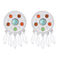 E1146 Retro Medieval Pearl Temperament Earrings Baroque French Retro Resin Gemstone Earrings