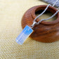 Opal Cylinder Pendant Pendulum Crystal Necklace Necklace Creative Natural Stone Clavicle Chain For Supply