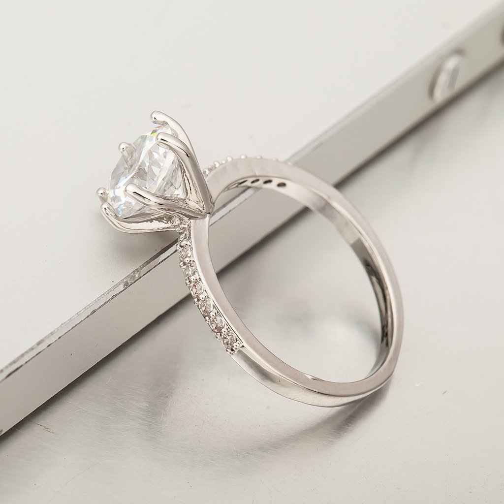 Jewelry Fashion Zircon Vintage Ring Creative Zircon Classic Ladies Wedding Ring Ring
