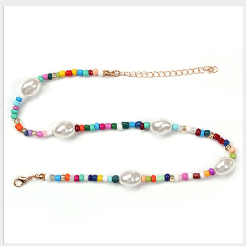 Garnet Flower Feminine Temperament Tassel Punk Individually Wrapped Geometric Purple Ball Chain Necklace